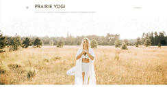 Desktop Screenshot of prairieyogi.com
